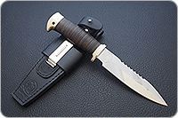 Нож Спас-4 наборная кожа, 95х18, латунь : фото 9