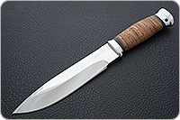 Нож Fox-2 (Фокс-2)  береста, 95х18, алюминий : фото 2