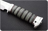 Нож Баджер-3 наборная кожа, 95х18, алюминий : фото 6