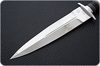 Кинжал охотничий-С наборная кожа, 95х18, алюминий : фото 3