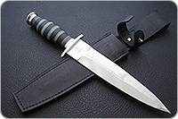 Кинжал охотничий-С наборная кожа, 95х18, алюминий : фото 8