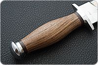 Кинжал охотничий-С орех, 95х18, алюминий : фото 5