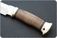 Нож Спас-1 орех, 95х18, латунь : фото 6