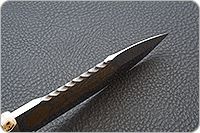 Нож Спас-1 орех, 95х18, латунь : фото 8