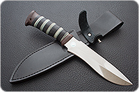 Нож Торнадо-2 наборная кожа, 95х18, текстолит : фото 8