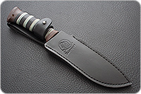 Нож Торнадо-2 наборная кожа, 95х18, текстолит : фото 9