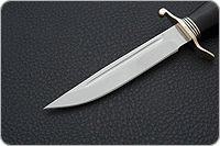 Нож Финка НКВД граб - черное дерево, 95х18, латунь : фото 3