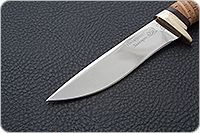 Нож Дикси береста, 95х18, латунь : фото 3