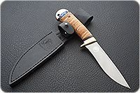 Нож Дикси береста, 95х18, латунь : фото 8