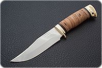 Нож Домбай береста, 95х18, латунь : фото 2