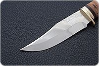 Нож Домбай береста, 95х18, латунь : фото 3