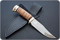 Нож Домбай береста, 95х18, латунь : фото 8