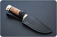 Нож Домбай береста, 95х18, латунь : фото 9