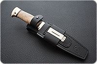 Нож Спас-1 кап березовый, 95х18, латунь : фото 9