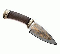 Нож Утес кап березовый, 95х18, латунь : фото 10