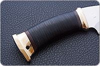 Нож Утес наборная кожа, 95х18, латунь : фото 5