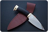 Нож Утес наборная кожа, 95х18, латунь : фото 8