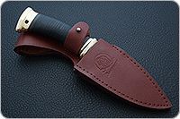 Нож Утес наборная кожа, 95х18, латунь : фото 9