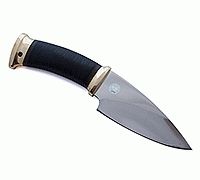 Нож Утес наборная кожа, 95х18, латунь : фото 10