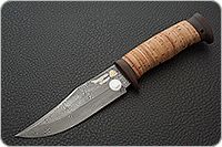 Нож Домбай береста, текстолит, золочение клинка : фото 2