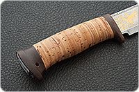 Нож Домбай береста, текстолит, золочение клинка : фото 5