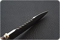 Нож Спас-1 орех, 95х18, латунь : фото 8