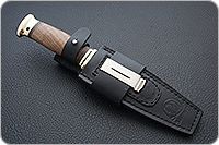 Нож Спас-1 орех, 95х18, латунь : фото 10