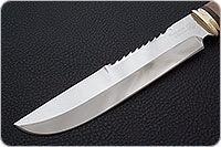 Нож Медвежий кап березовый, 95х18, латунь : фото 3