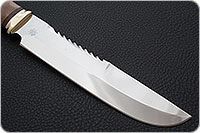 Нож Медвежий кап березовый, 95х18, латунь : фото 4