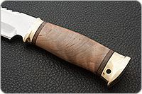 Нож Медвежий кап березовый, 95х18, латунь : фото 6