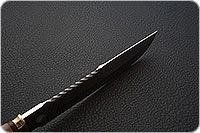 Нож Медвежий кап березовый, 95х18, латунь : фото 7