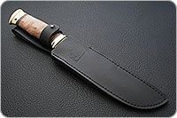 Нож Медвежий кап березовый, 95х18, латунь : фото 9