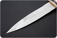 Кинжал охотничий-С кап березовый, 95х18, латунь : фото 3