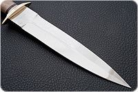 Кинжал охотничий-С кап березовый, 95х18, латунь : фото 4