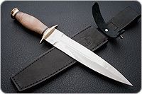 Кинжал охотничий-С кап березовый, 95х18, латунь : фото 8