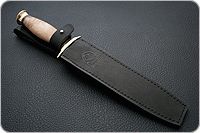 Кинжал охотничий-С кап березовый, 95х18, латунь : фото 9