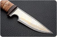 Нож Мангуст береста, дамаск, текстолит : фото 4