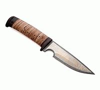 Нож Мангуст береста, дамаск, текстолит : фото 10