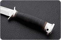 Нож Разведчик наборная кожа, 95х18, алюминий : фото 6