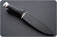 Нож Разведчик наборная кожа, 95х18, алюминий : фото 9