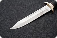 Нож Разведчик наборная кожа, 95х18, латунь : фото 3