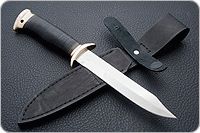 Нож Разведчик наборная кожа, 95х18, латунь : фото 8