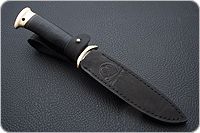 Нож Разведчик наборная кожа, 95х18, латунь : фото 9