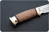 Нож Сталкер береста, 95х18, латунь : фото 5