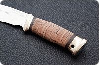 Нож Сталкер береста, 95х18, латунь : фото 6