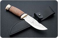 Нож Сталкер береста, 95х18, латунь : фото 9