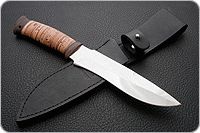 Нож Торнадо-2 береста, 95х18, текстолит : фото 8