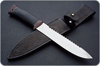 Нож Fox-3 (Фокс-3) наборная кожа, 95х18, текстолит : фото 7