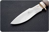 Нож Каюр кап березовый, 95х18, латунь : фото 3