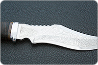 Нож Лапа-2 наборная кожа, 95х18, алюминий : фото 6